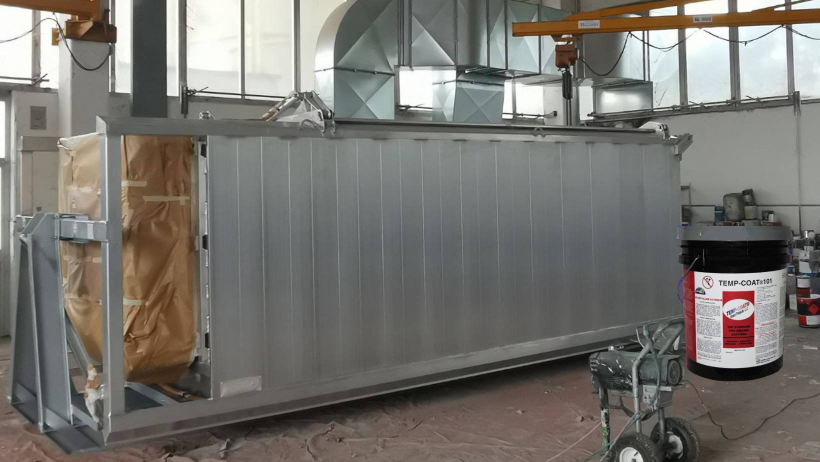 Coibentazione container e shelter con Temp Coat 101